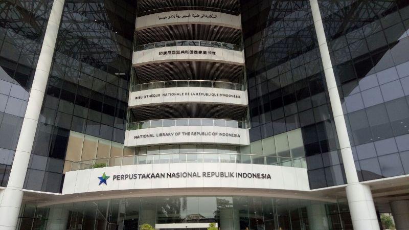 National Library of Indonesia building entrance