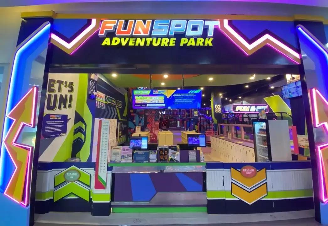 FunSpot Adventure Park logo above colorful entrance