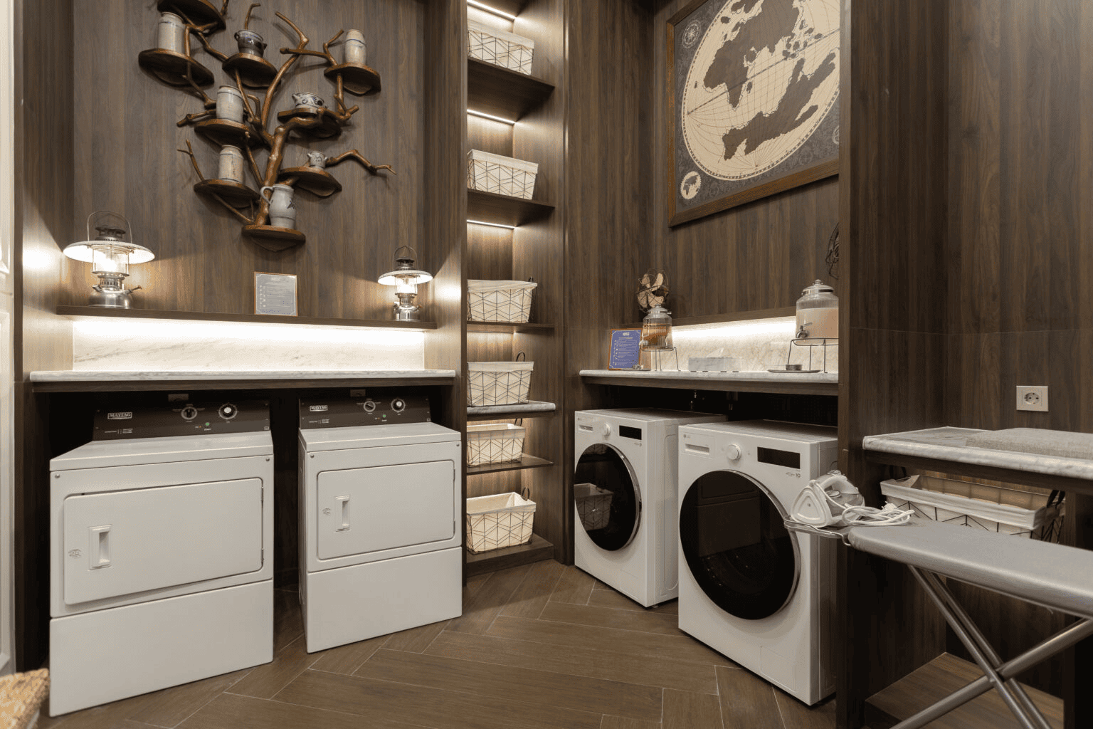 ashley new air laundry area