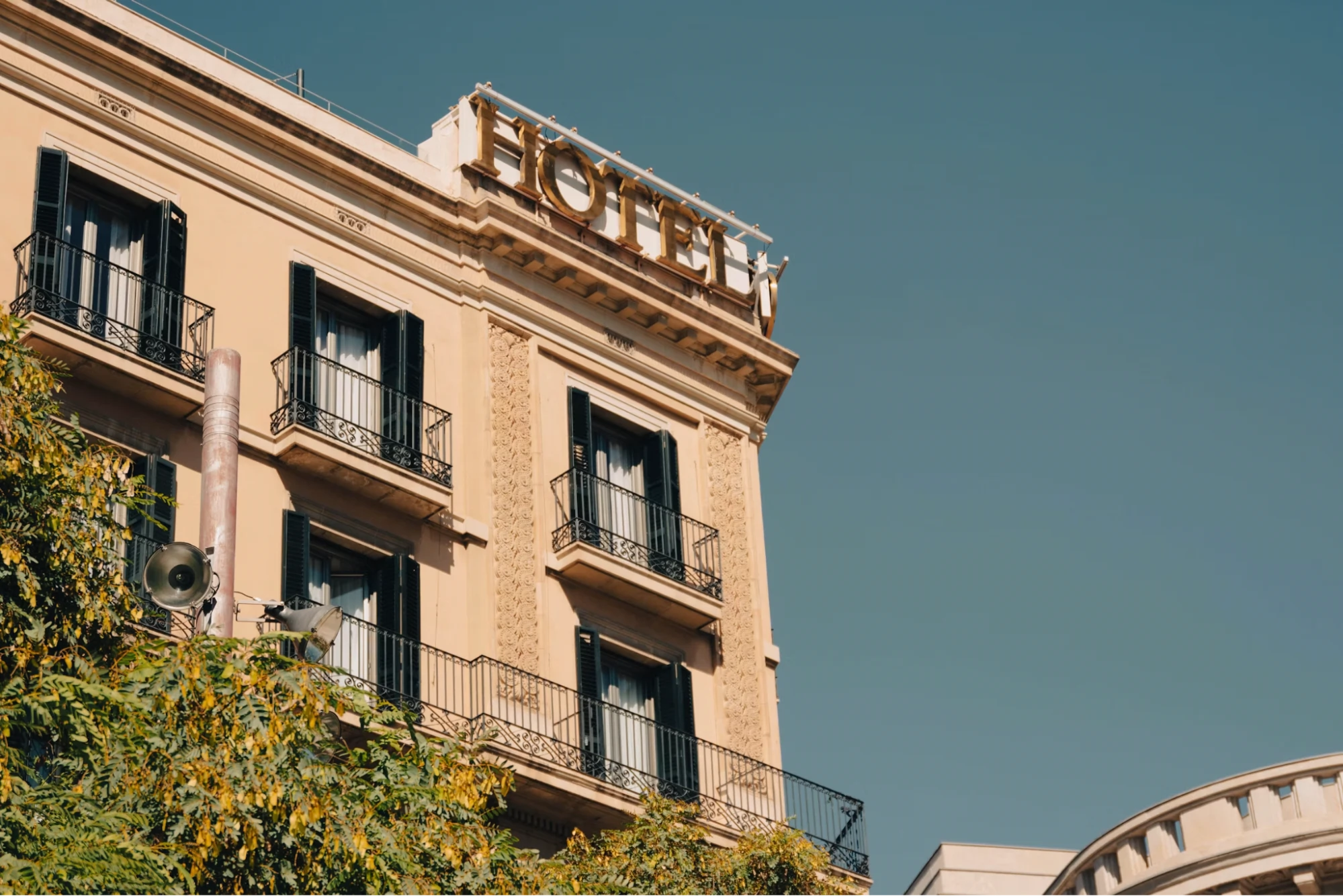 hotel close up photo
